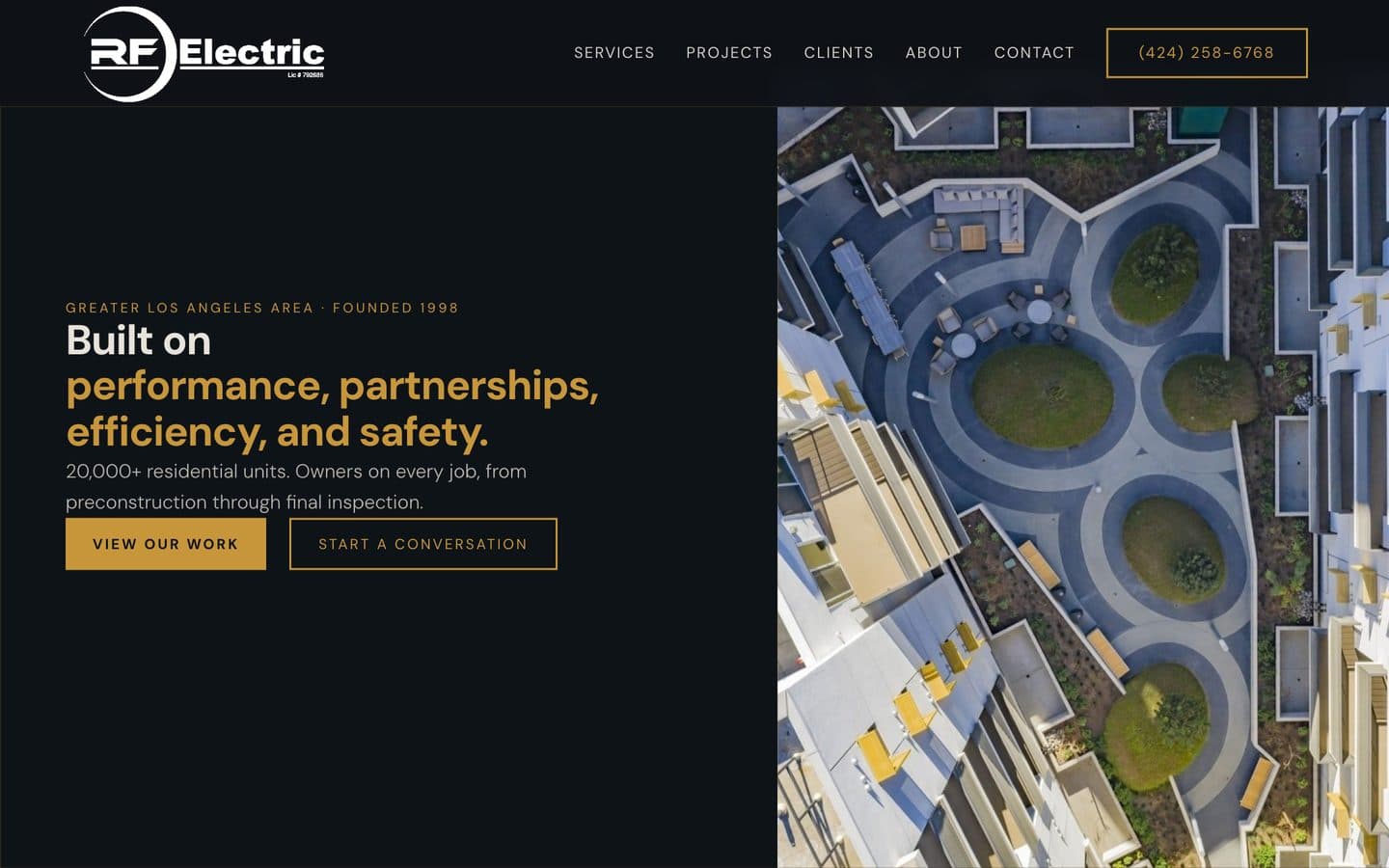 RF Electric Corp website